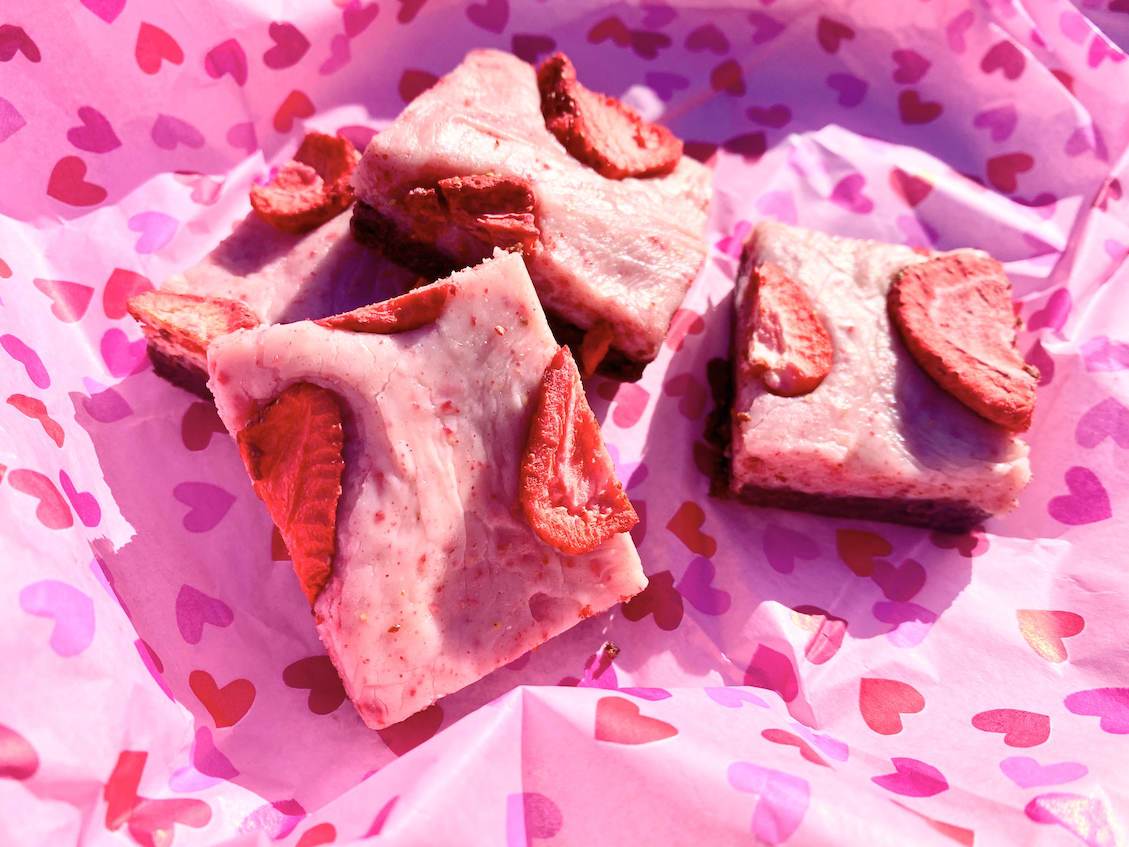Chocolate Covered Strawberry Fudge